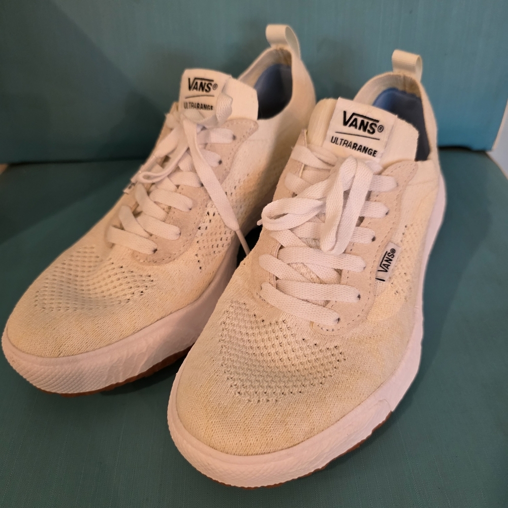 Vans Ultrarange VR3 White Tennis Shoe Womens 9.5 - Picture 3 of 15